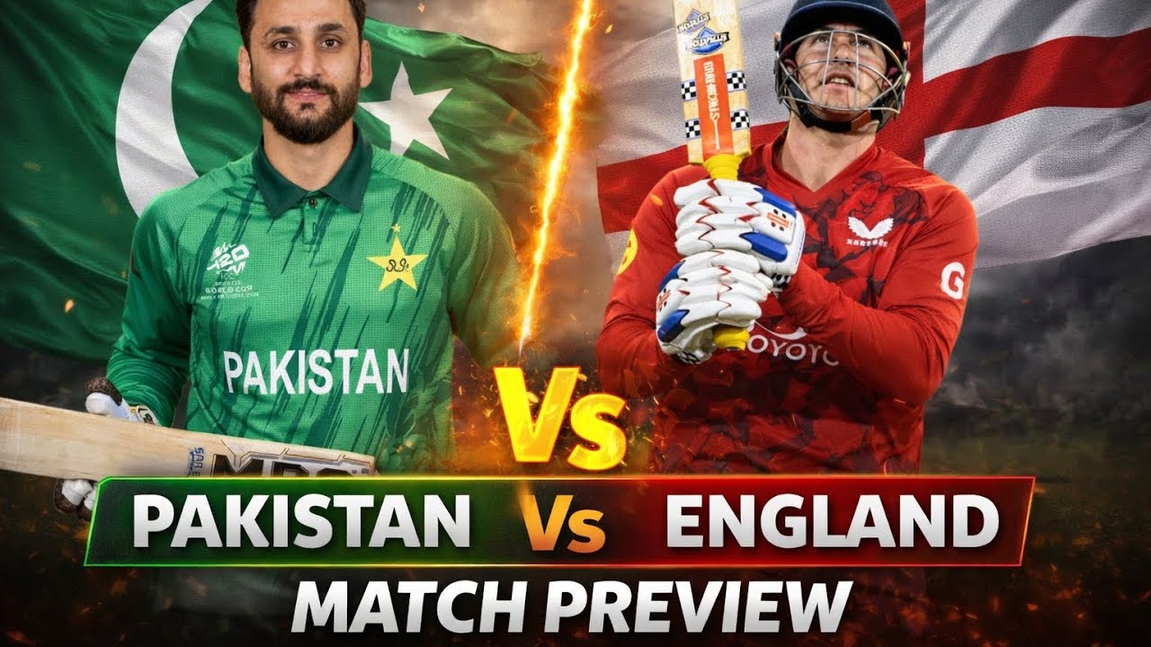 Pakistan Vs England Super 8 Match Preview, Ground History, Players Records, Playing 11