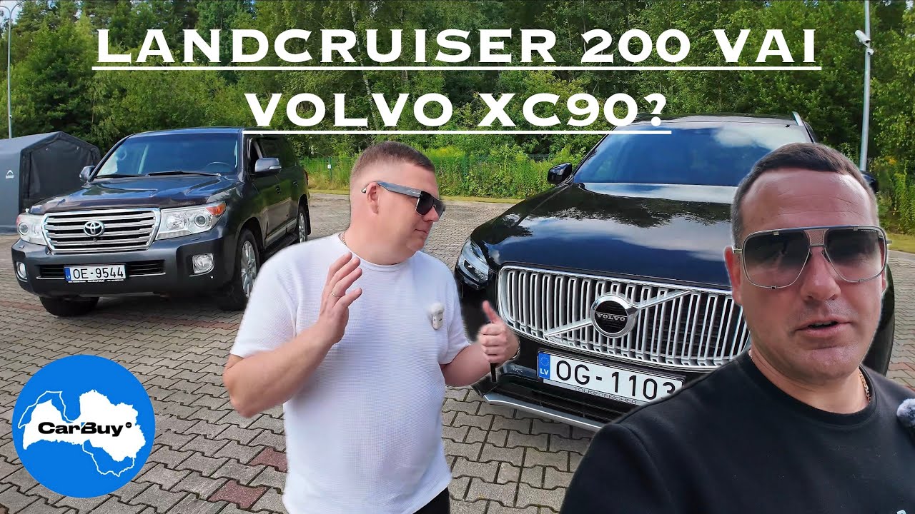 🇸🇪KUSTINAM VOLVO XC90 UN TOYOTA LAND CRUISER 200🇯🇵