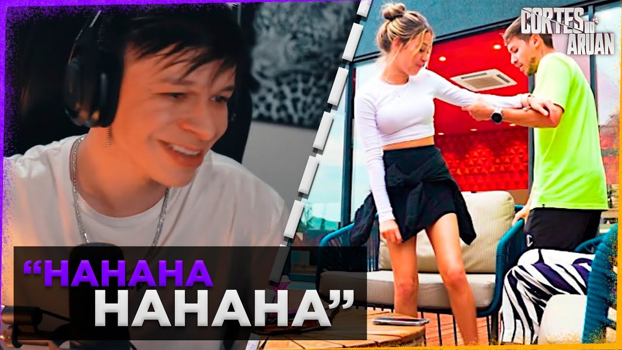 ARUAN REAGE A MEU IRMÃO ME PEGOU USANDO NARGUILE (ANNA JULIA FIORINI) - Cortes do Aruan