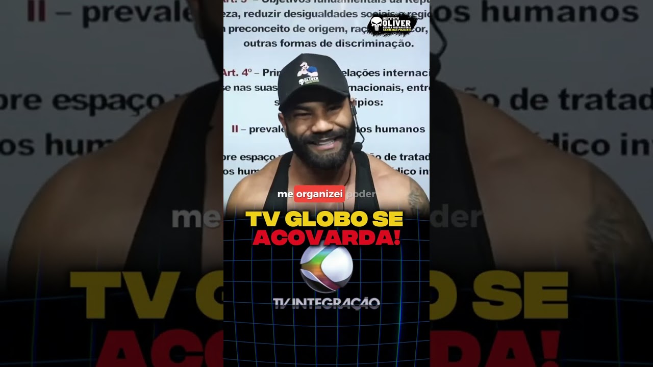A GLOBO ARREGOU PRO PROFESSOR OLIVER QUANDO PERCEBEU ISSO...