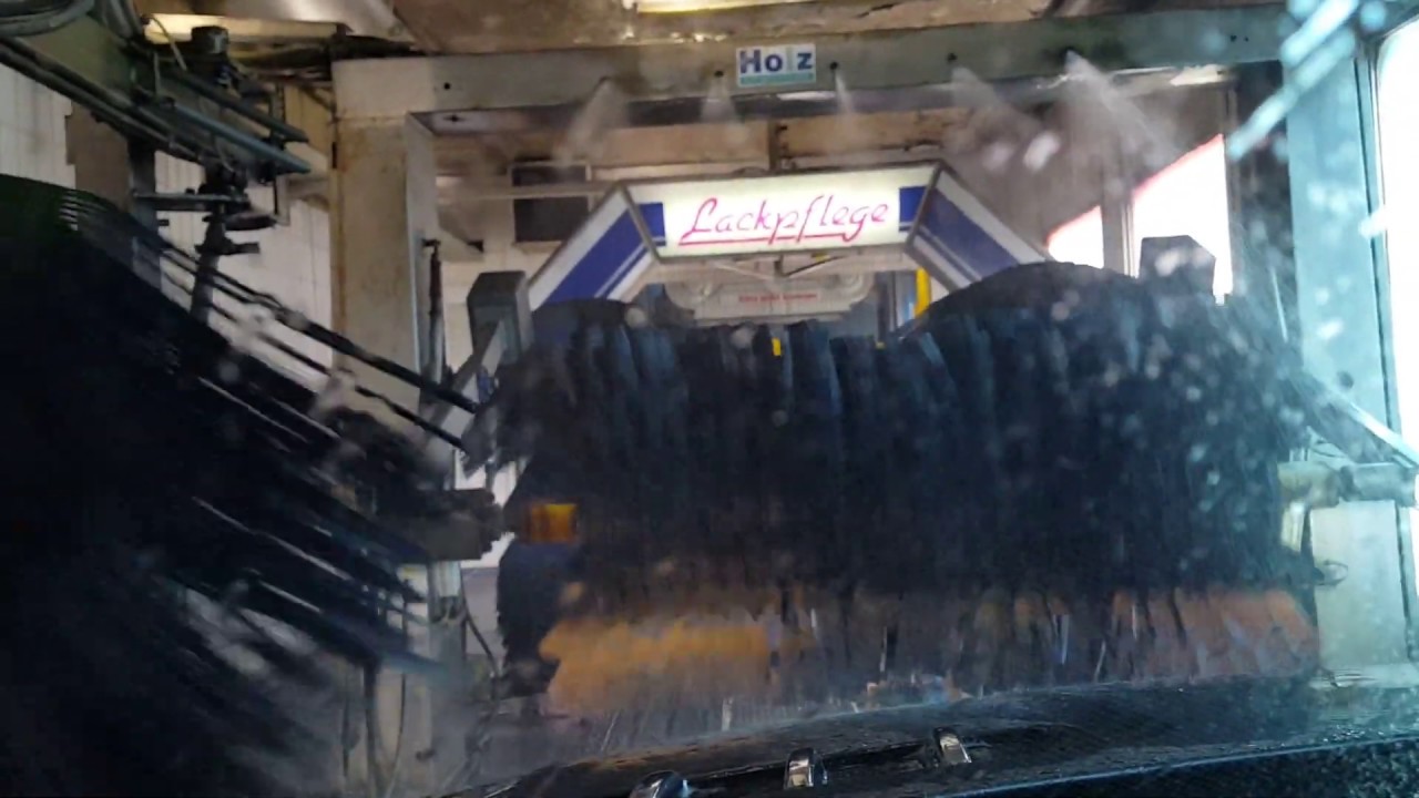 PKW Waschanlage des Schreckens  Horror Vergammelt  Holz Autowaschtechnik