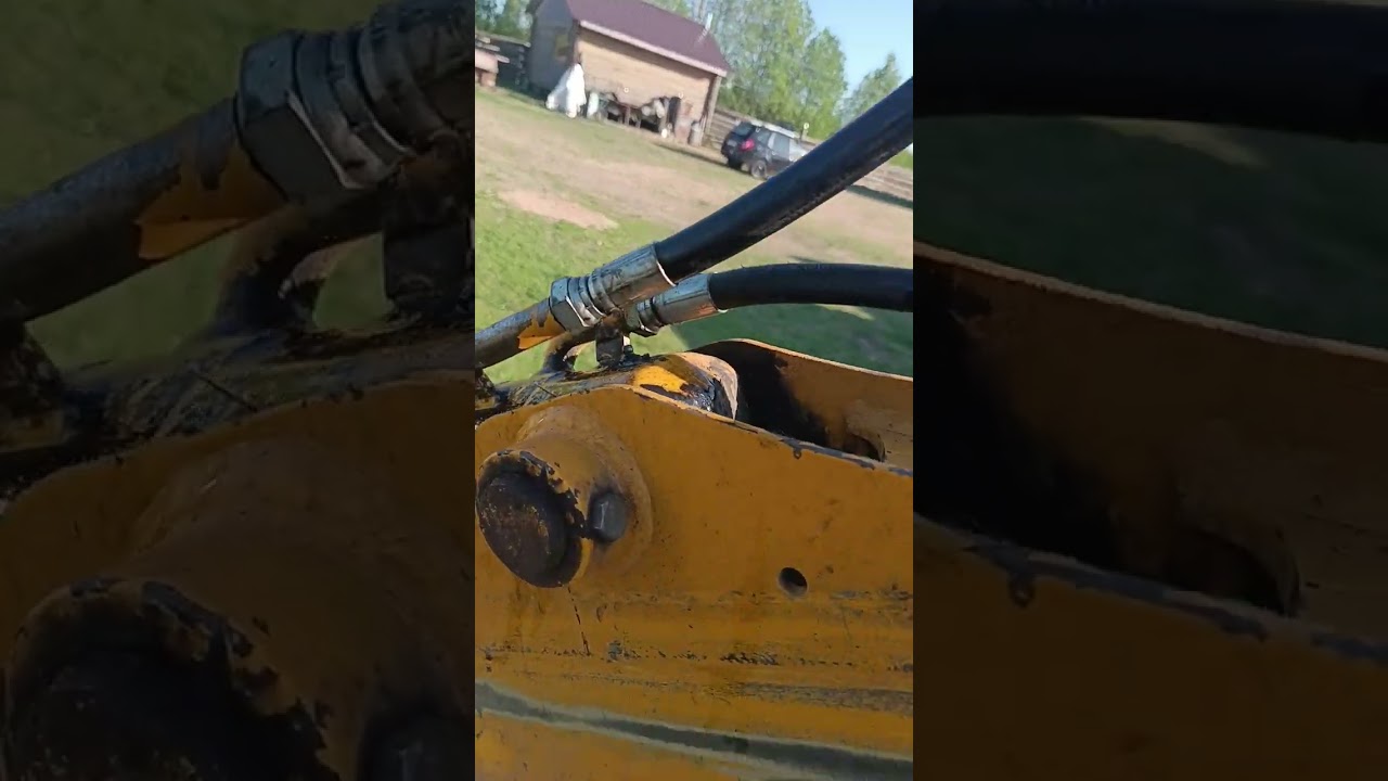 Замена направляющих телескопа jcb