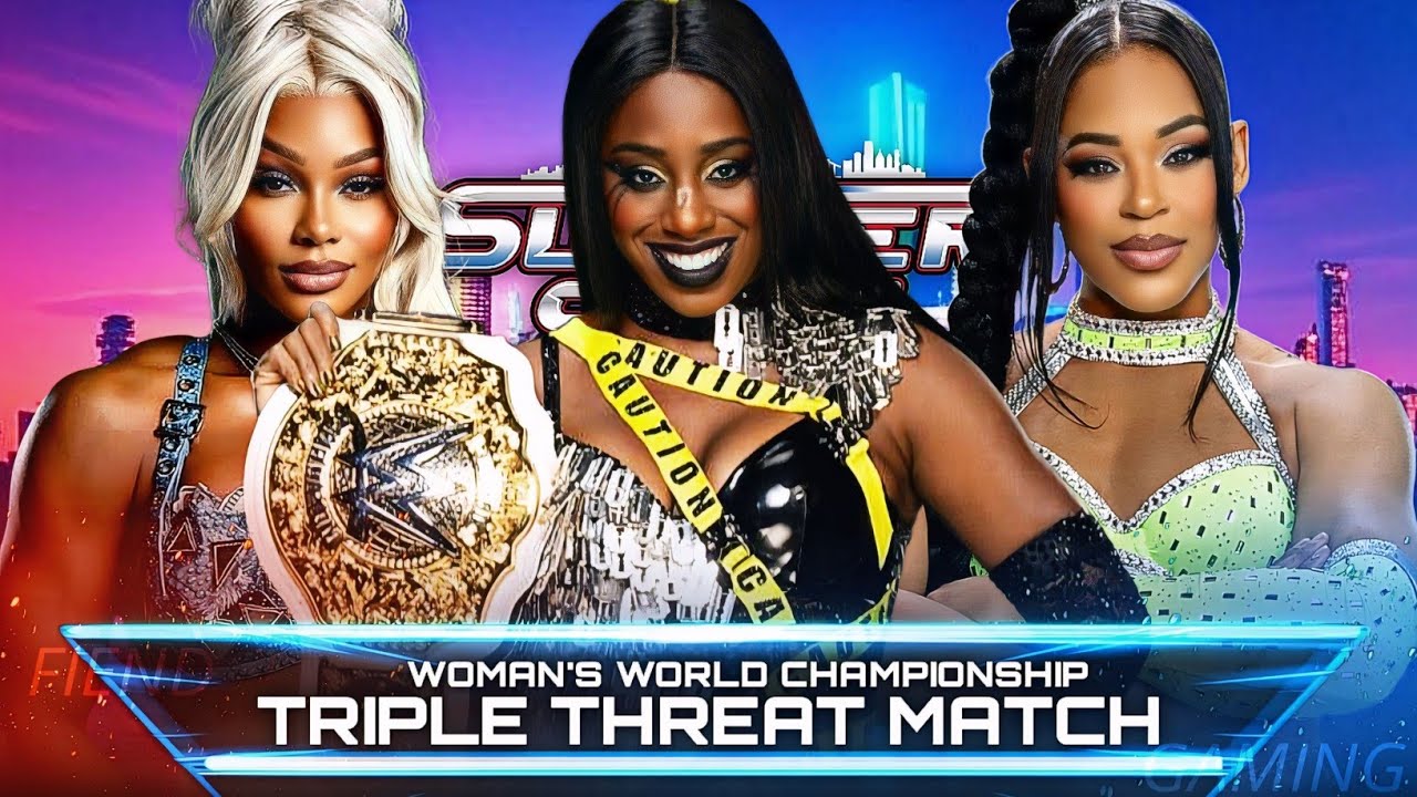 WWE 2K25 | Naomi VS Bianca Belair VS Jade Cargill - WWE Women's World Championship
