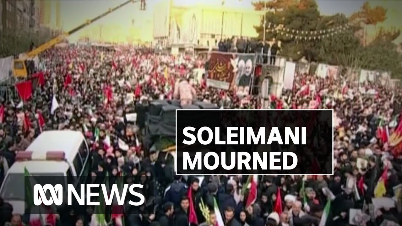 Millions gather across the Middle East to mourn Iranian general Qassem Soleimani | ABC News