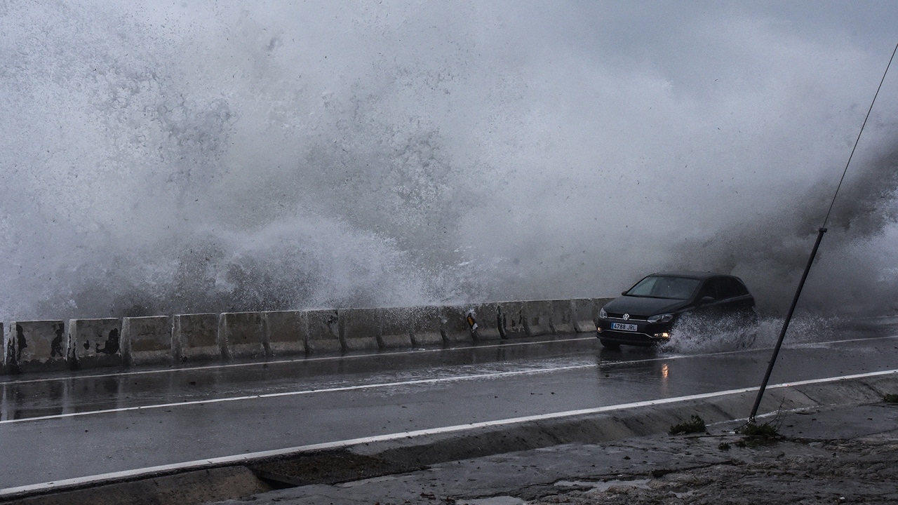 Incidencias en Ceuta por un temporal histórico