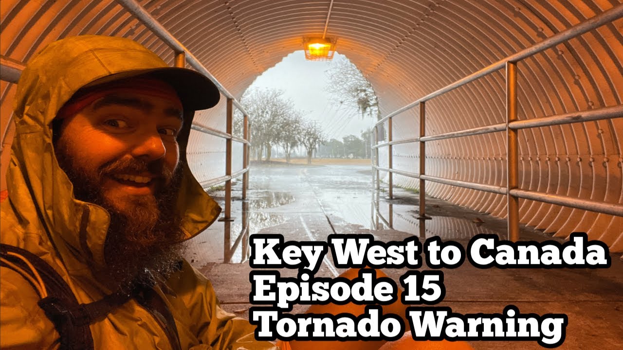 Hiking Key West to Canada Episode 15: Orlando Area Tornado Warning | Florida Trail