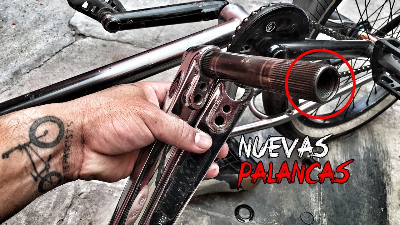 😎👌 ENCHULANDO MI BMX CON UNOS CRANKS FIT BIKE 24 MM *Instalación & Tutorial*