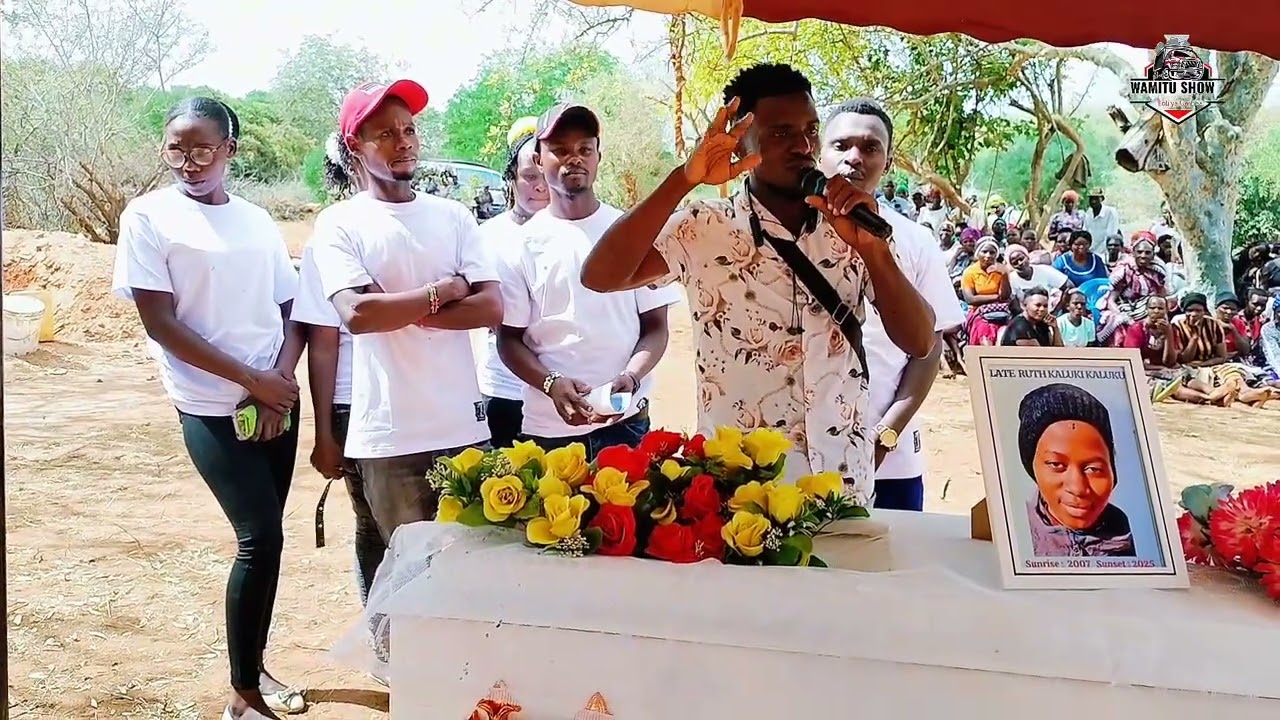 Dramatic Funeral at Kitui Tangai , Unajua kile kiliua Sister yangu 