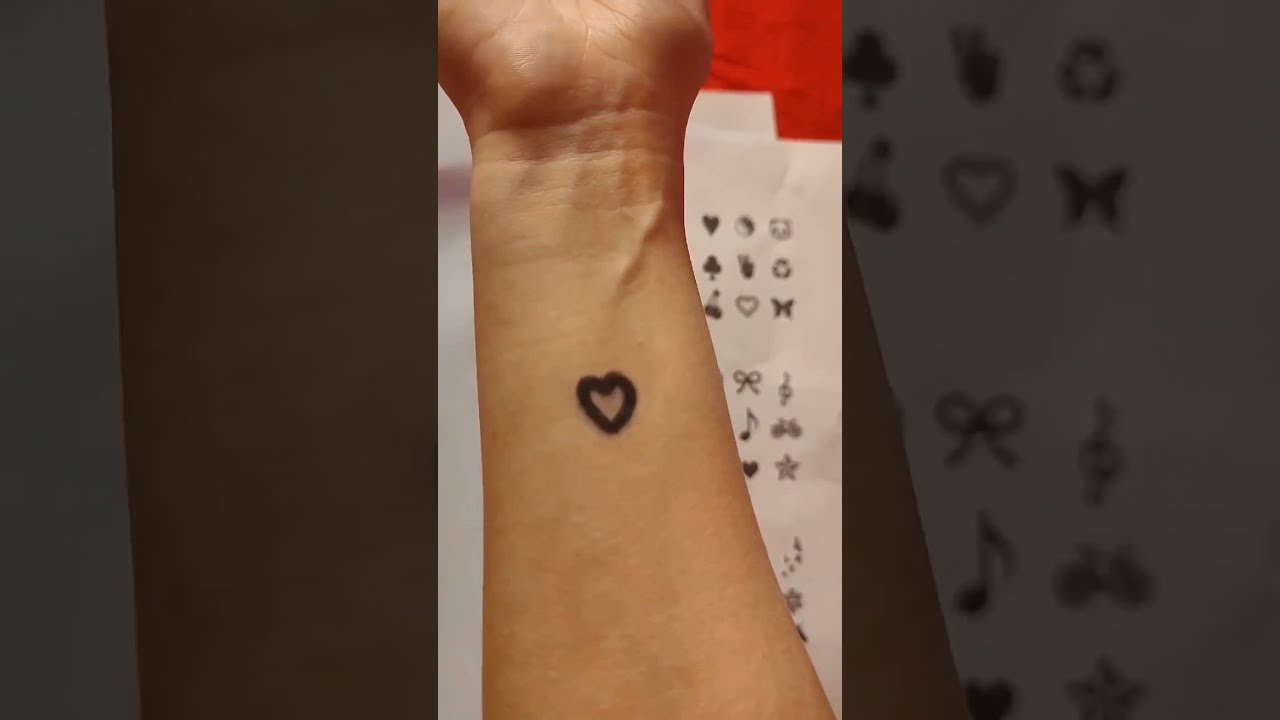 DIY Temporary Tattoo Using Sharpie
