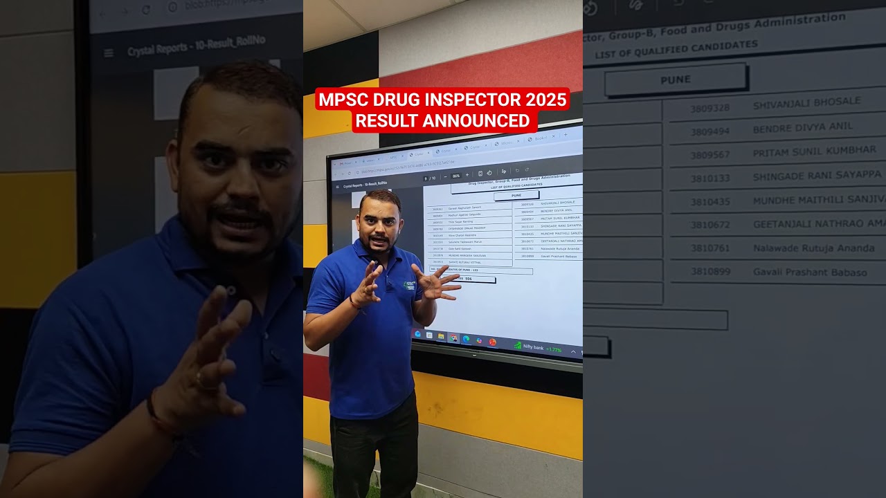 MPSC DRUG INSPECTOR 2025 | РЕЗУЛЬТАТЫ ОБЪЯВЛЕНЫ 🚨 #mpsc #druginspector
