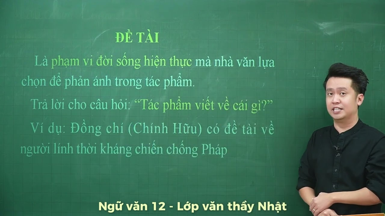PHÂN BIỆT ĐỀ TÀI VÀ CHỦ ĐỀ