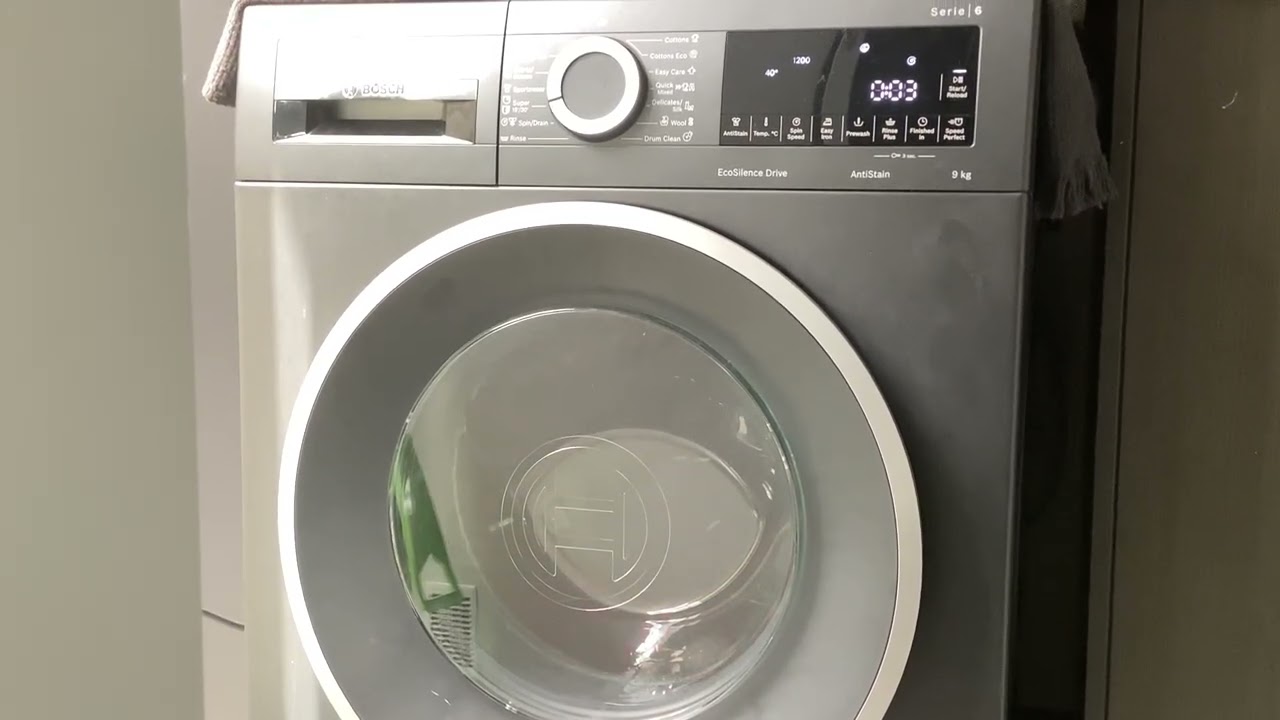 Bosch Serie 6 WGG2449RAU/01 - final unbalanced spin limited to 900rpm (dryer shaking on top)