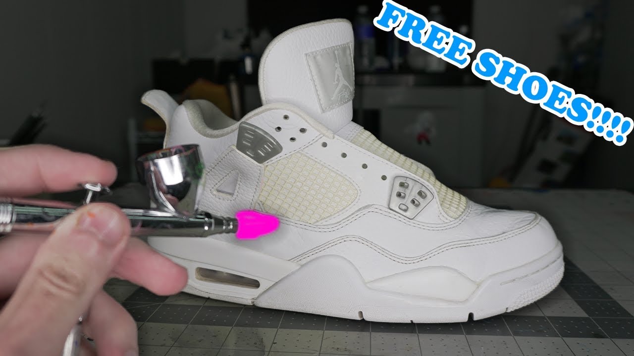 Custom Jordan 4 PURE Money! (GIVEAWAY!!!!!!)
