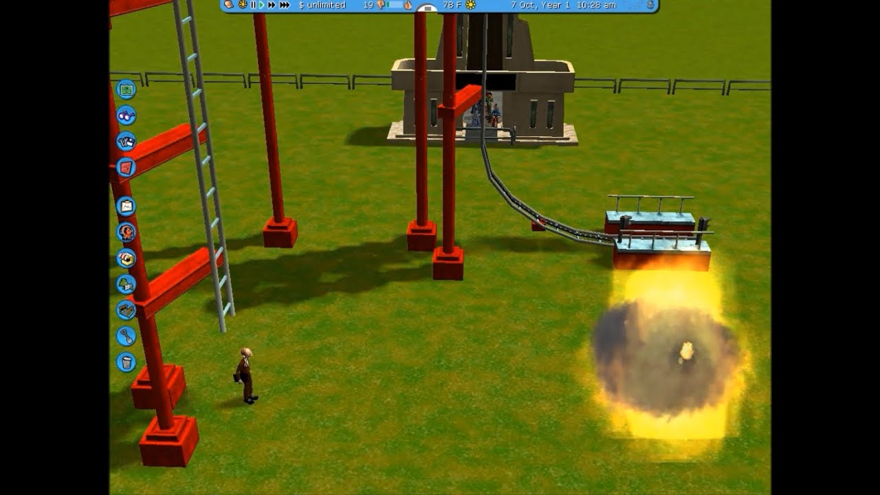 RCT3 | Killing The Park Inspector