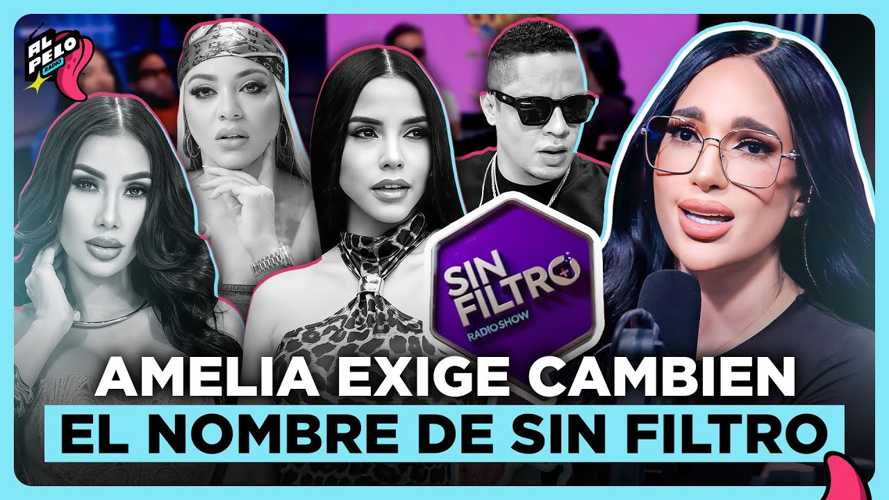 SIN FILTRO FUE CREADO PARA AMELIA ALCANTARA, EXIGE A SANTIAGO MATÍAS CAMBIARLE EL NOMBRE