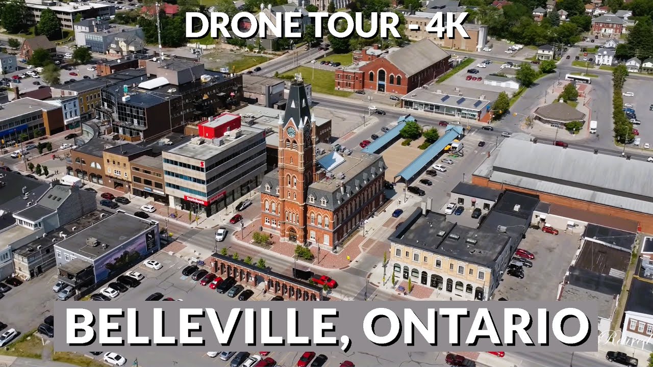 Belleville, Ontario Unveiled: A Captivating 4K Drone Tour | Aerial Splendor Over Quinte's Gem 🚁✨