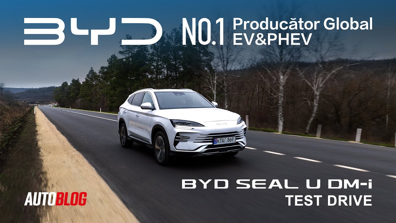 Va fi modelul nr.1 BYD în Moldova? BYD Seal U DM-i / Test Drive AutoBlog.MD