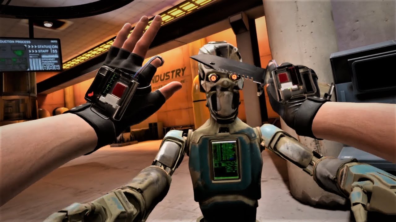ターミネーターみたいなロボットを虐殺する物理演算アクションVRゲーム