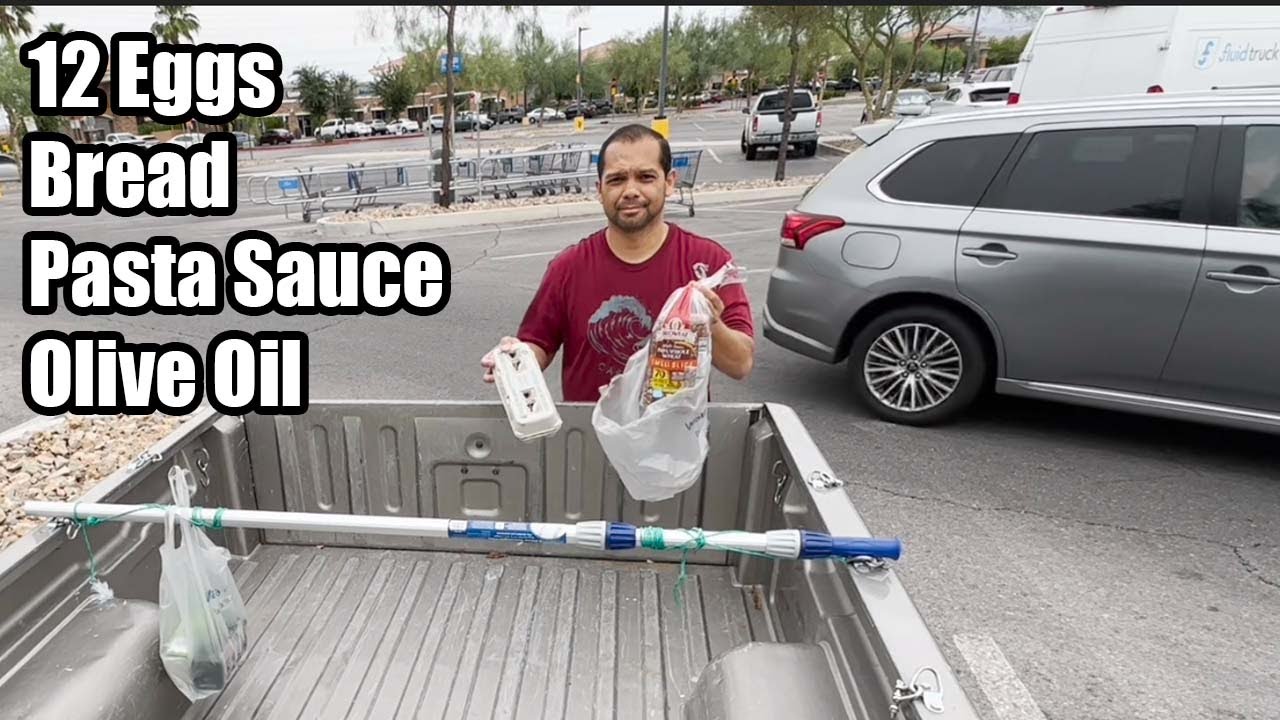 Groceries in a truck bed: Double Blackwall Hitch
