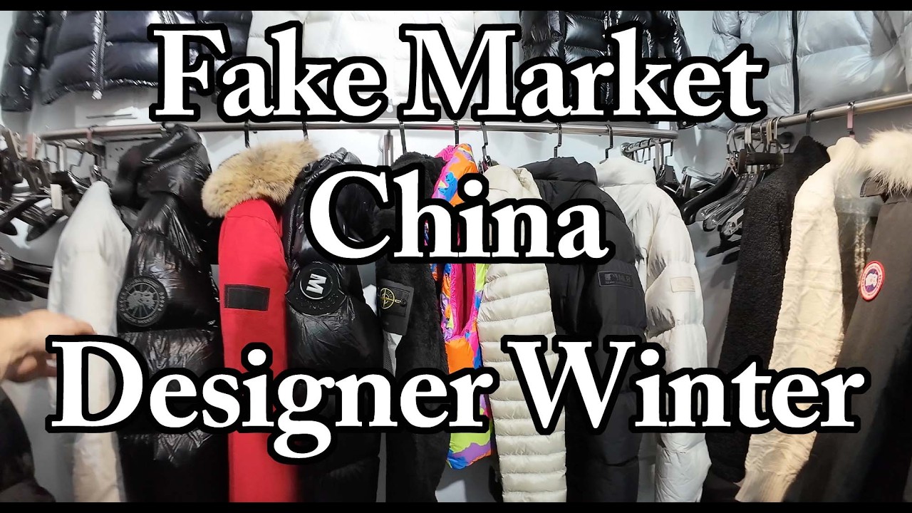 Fake Market China Designer Winter Collection. Fake Luxury Jackets. Moncler Canada Goose LV And More!