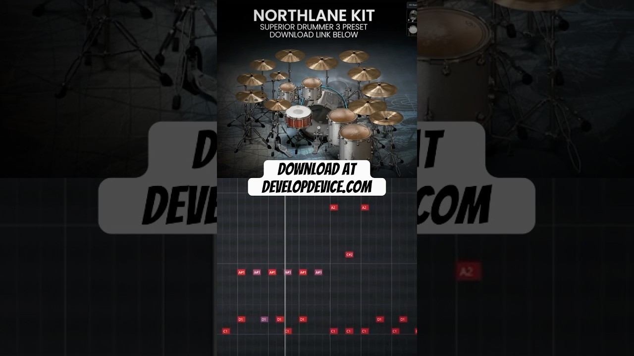 Northlane Kit / Superior Drummer 3 Preset #metal #drums #superiordrummer3