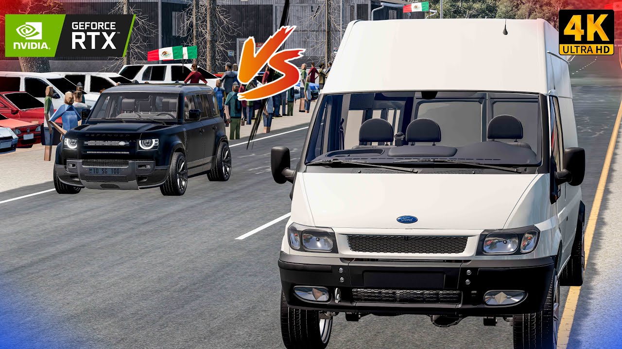 Məhəllə Yarışı ⚡️Şluğ Dayı Range Rover vs Malik Usta Ford Transit v8 Twin | BeamNG.Driver | Maşın