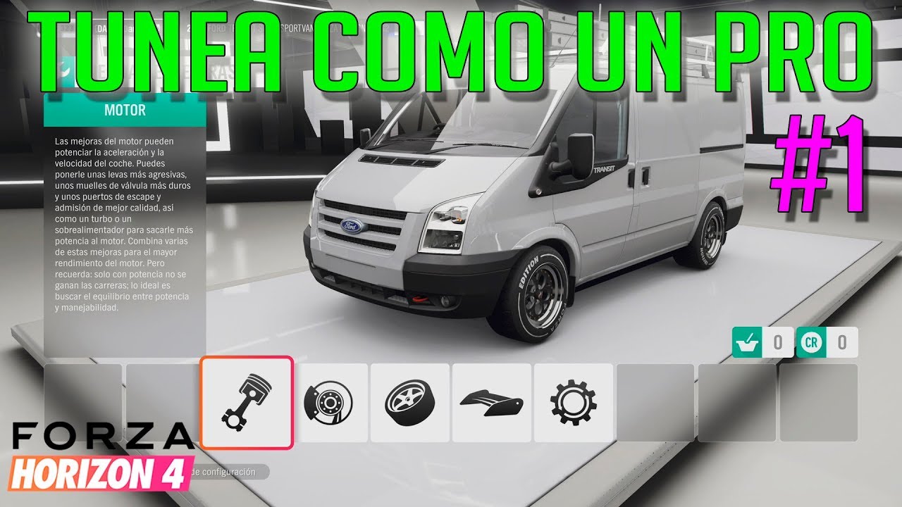 COMO TUNEAR EN FORZA HORIZON 4, CAPITULO #1, LAS PIEZAS Y SU RENDIMIENTO