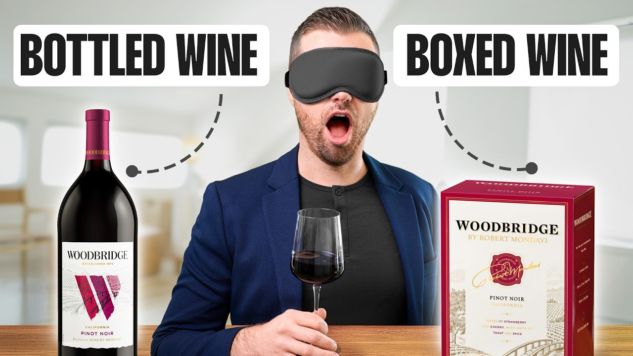 Blind-Tasting Boxed vs. Bottled (Same Wine!) Which One Wins?