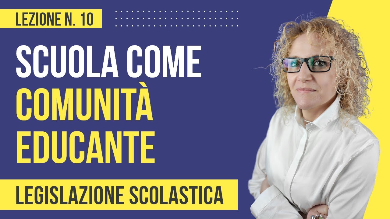Scuola come comunità educante