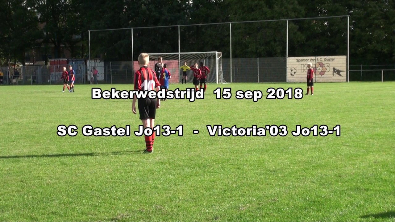 SC Gastel Jo13 1 beker 15 sep 2018