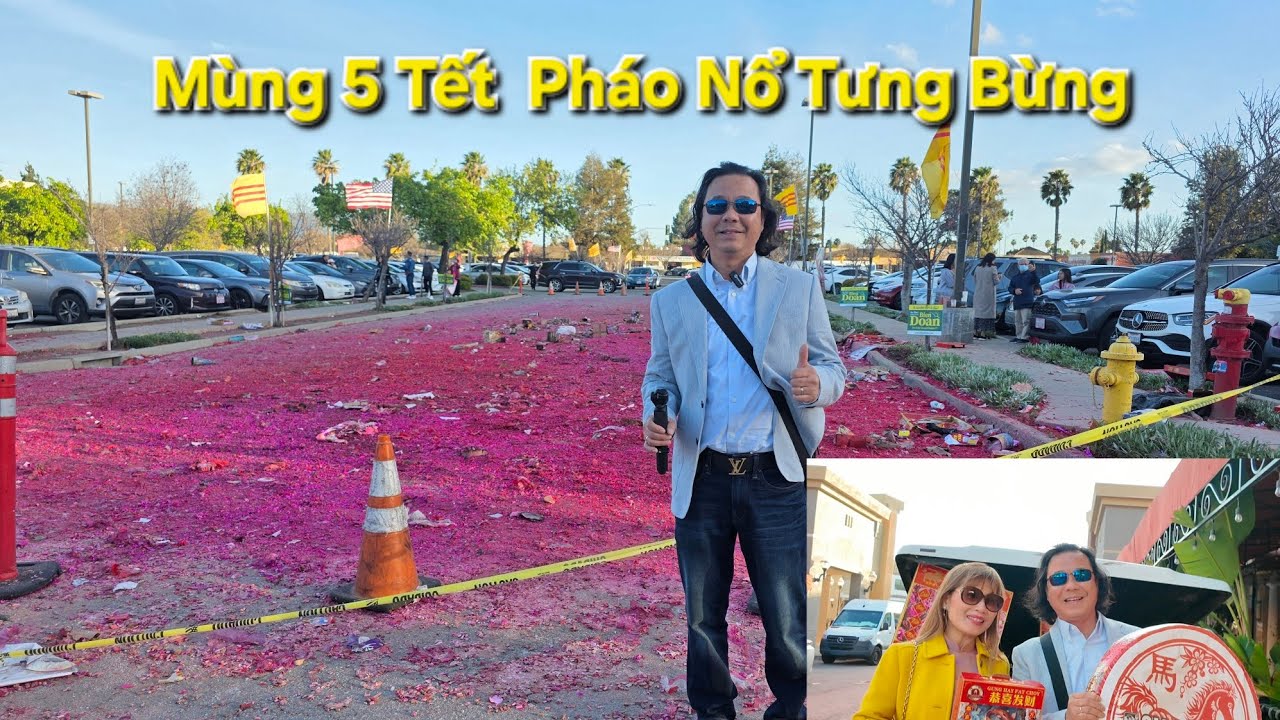 Mùng 5 Tết Pháo Nổ Long Trời. Đông Nghẹt Bầu Cua Tôm Cá. 