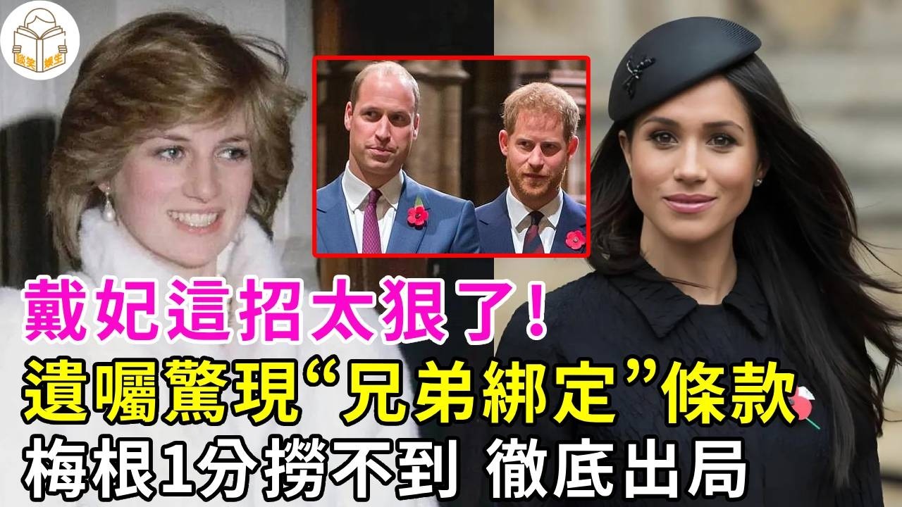 戴安娜佈局終曝光！遺囑驚現緻命條款，1億美元珠寶全給凱特王妃，梅根1分不得，威廉哈裡陷入終極抉擇！#查爾斯國王#卡米拉#戴安娜王妃#威廉王子#凱特王妃#夏洛特#哈裡王子#梅根