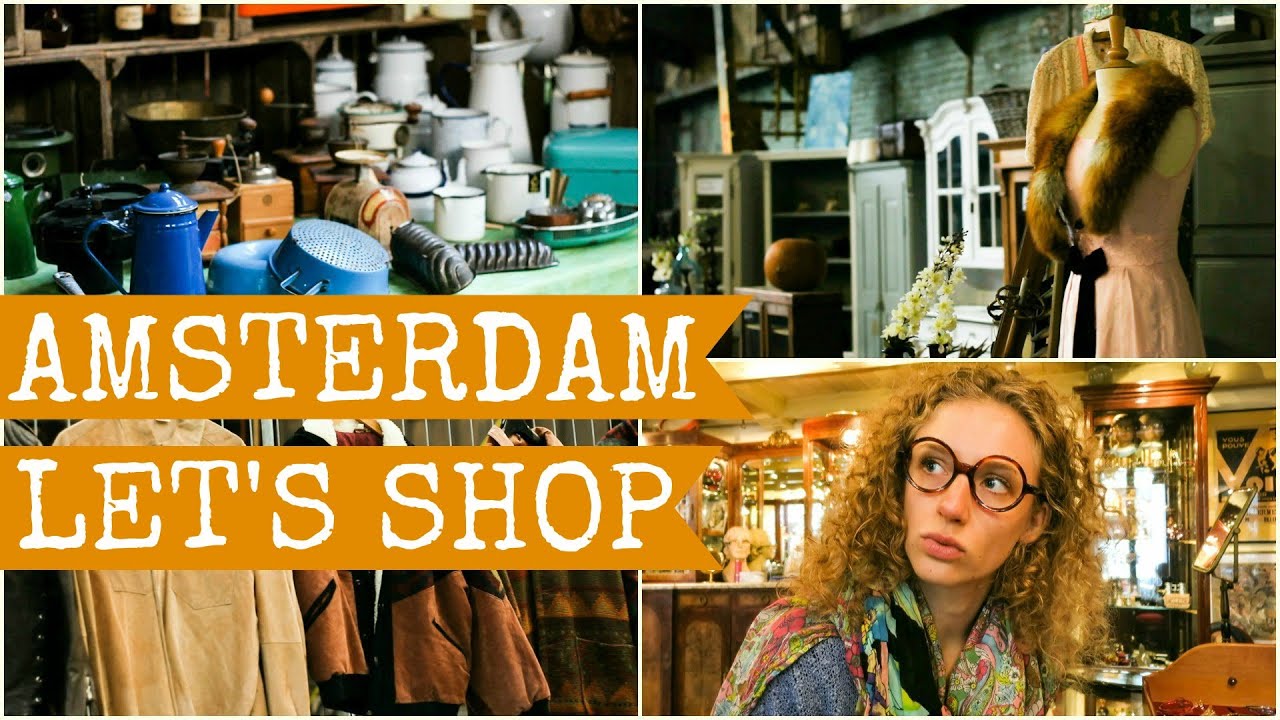 Vintage and second hand shopping, Amsterdam. Brilmuseum and IJhallen included ;)