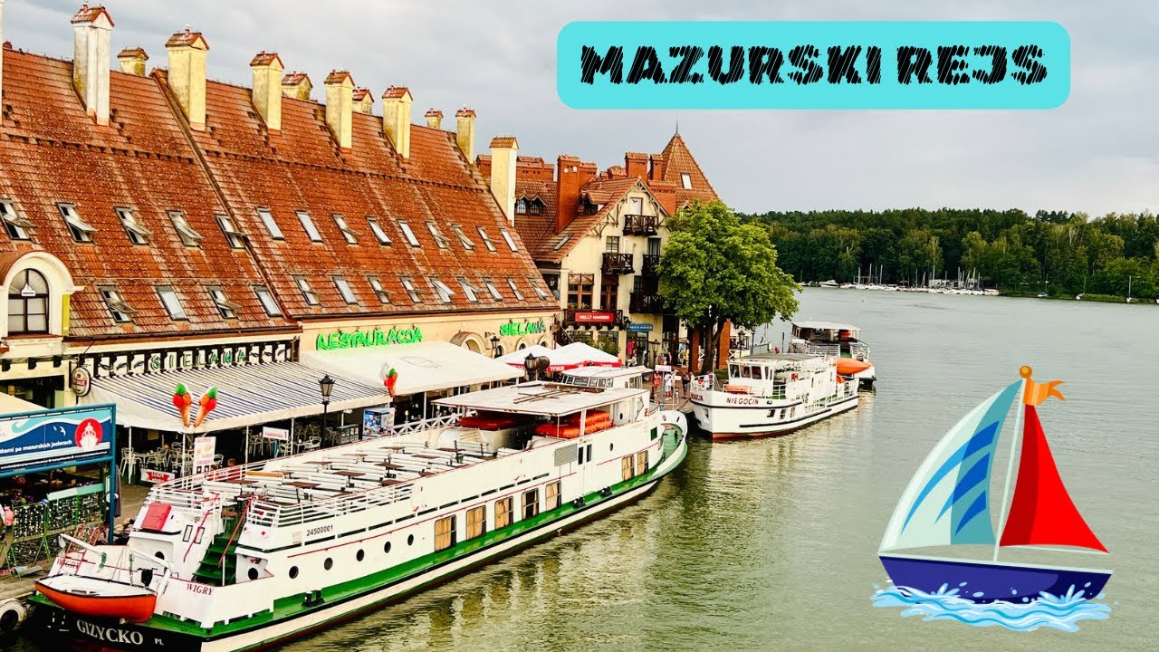 Mazury 2024 Rejs z Mikołajek do Ruciane Nida⛴️🇵🇱