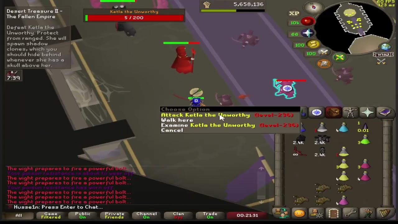 OSRS -HCIM DT2 Finale boss With bowfa and blade of sealdor