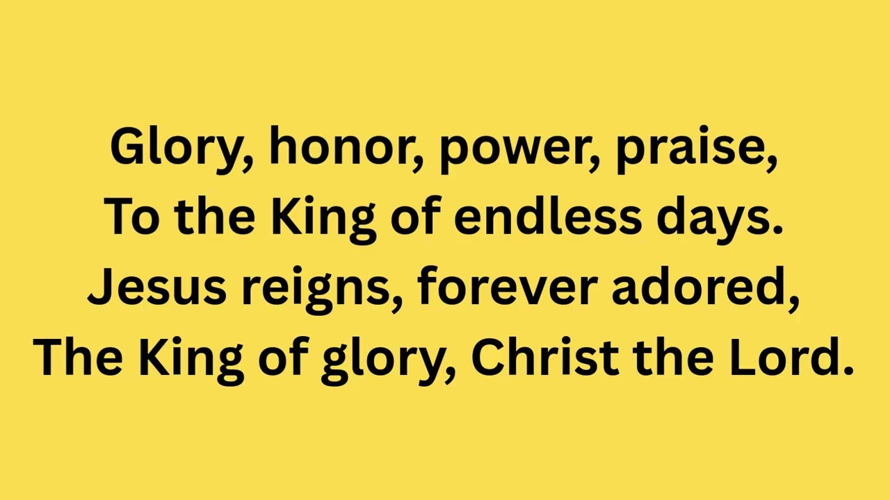 THE KING OF GLORY 3