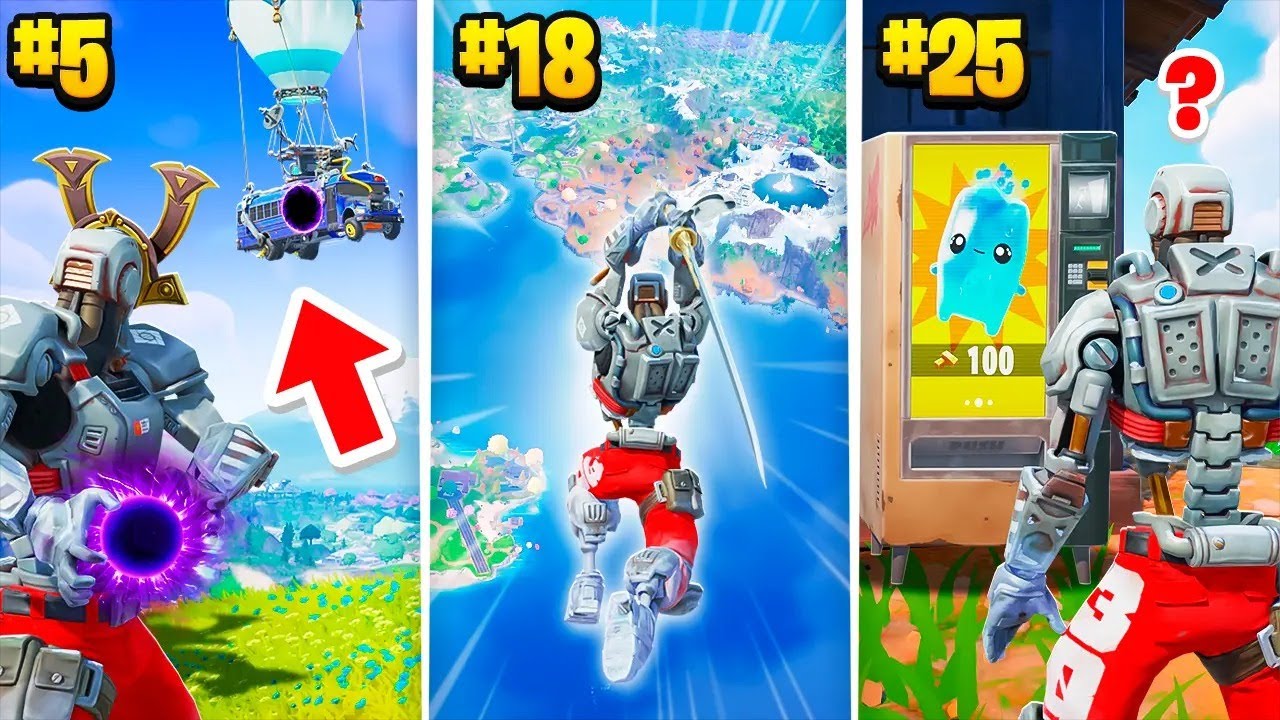Probé TODOS los Mitos del Capítulo 6 de Fortnite