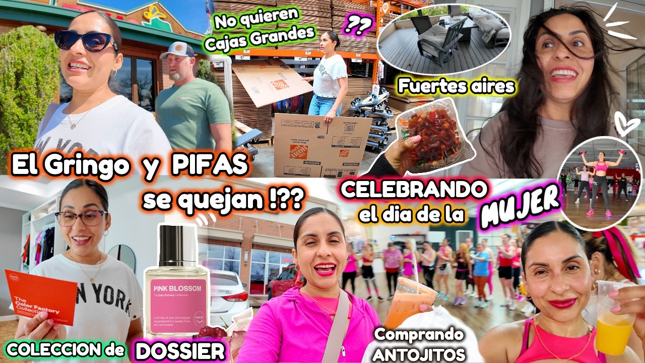 Se quejan de MIS CAJAS que mando a MEXICO!!??😅📦 Parecía que era UN TORNADO🌪️🤯 Celebrando a La Mujer💖