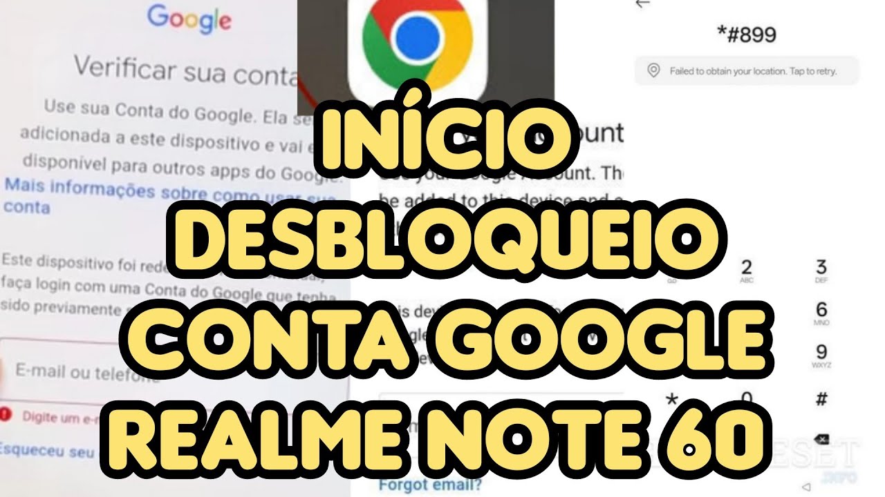 VEJA COMO CHEGAR NO NAVEGADOR AO DESBLOQUEAR CONTA GOOGLE REALME NOTE 60