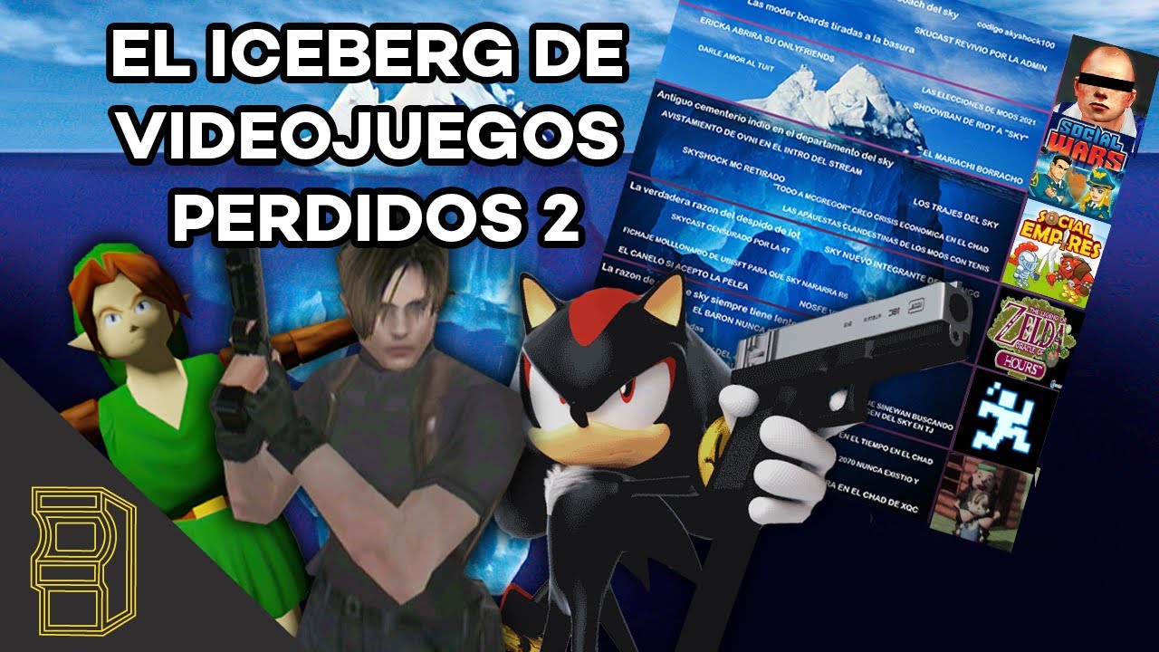 El Iceberg de la Lost Media de los Videojuegos Parte 2 (Juegos Perdidos)