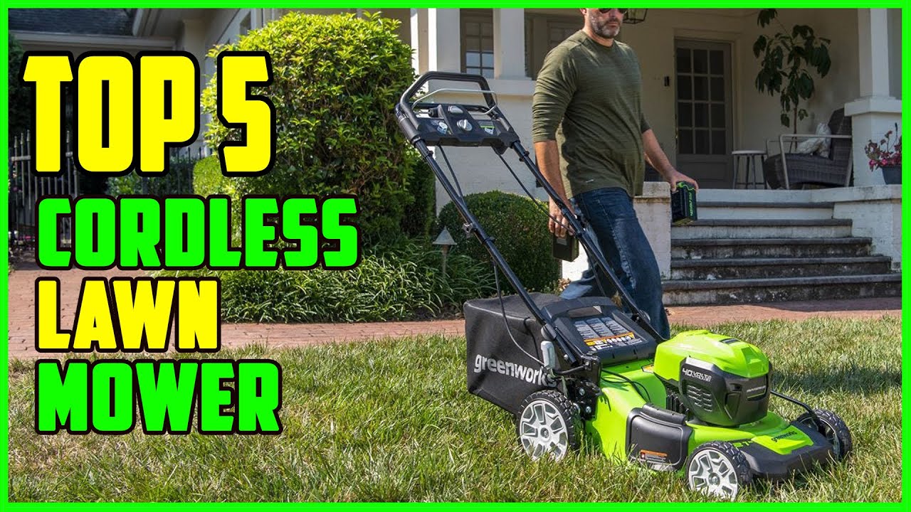 TOP 5 Best Cordless Lawn Mowers 2026