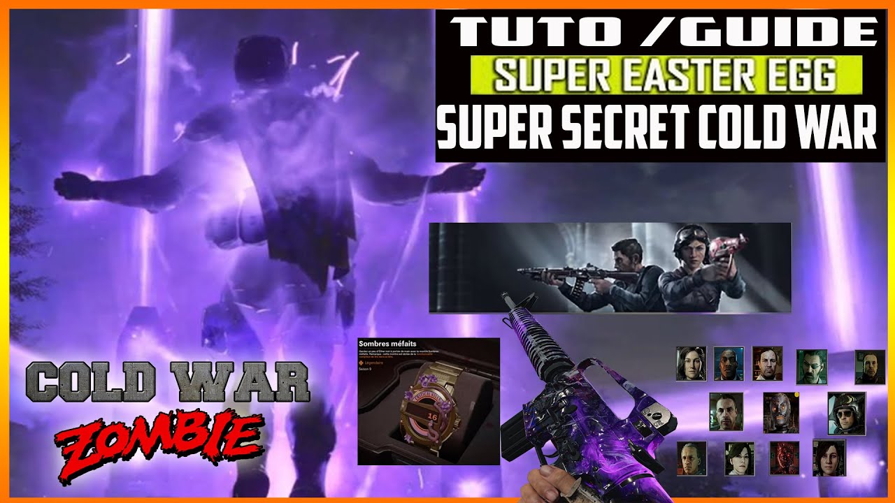 COLD WAR ZOMBIE : TUTO/GUIDE SUPER EASTER EGG ( ARME ÉPIQUE,XP?DARK OPS , GUIDE COMPLET SUPER SECRET