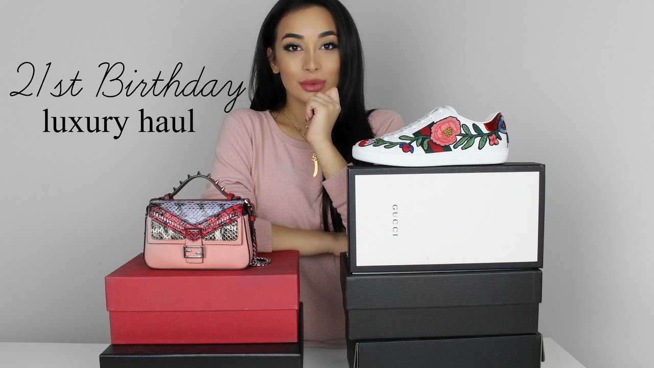 21ST LUXURY BIRTHDAY HAUL // GUCCI, FENDI, BALMAIN & MORE