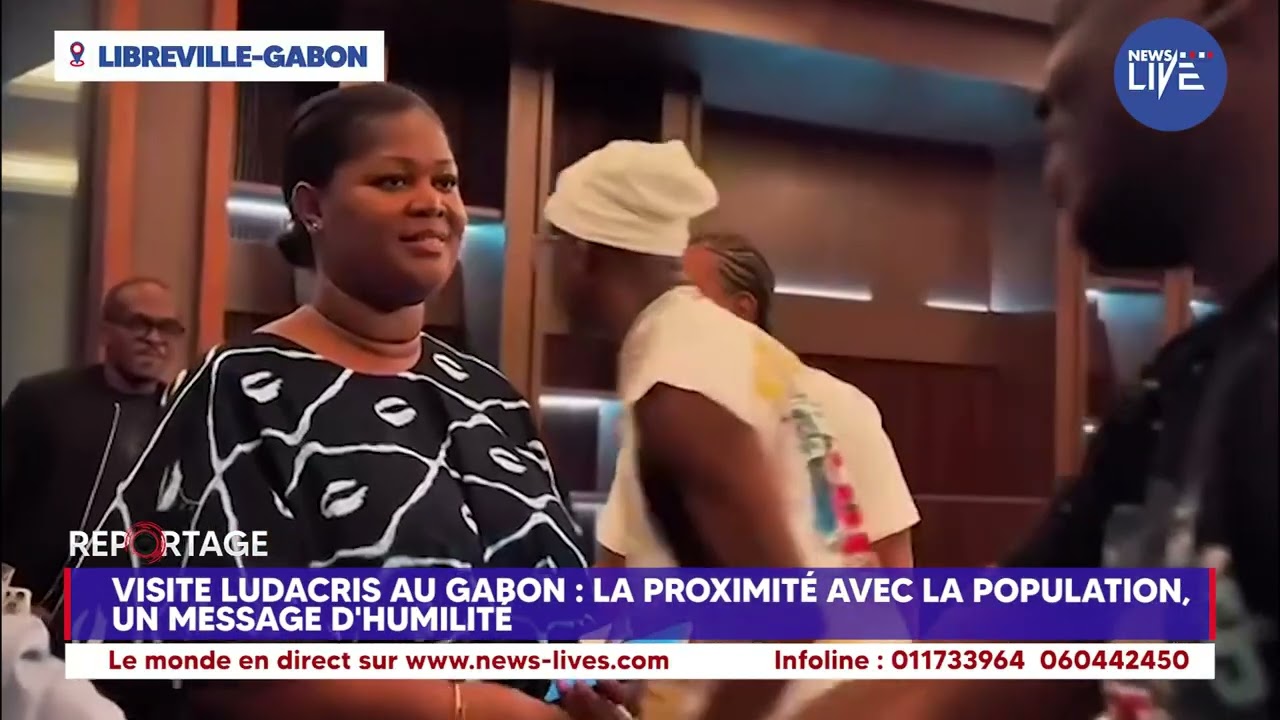 [#reportage] : Visite Ludacris au Gabon   la proximité avec la population, un message d'humilité