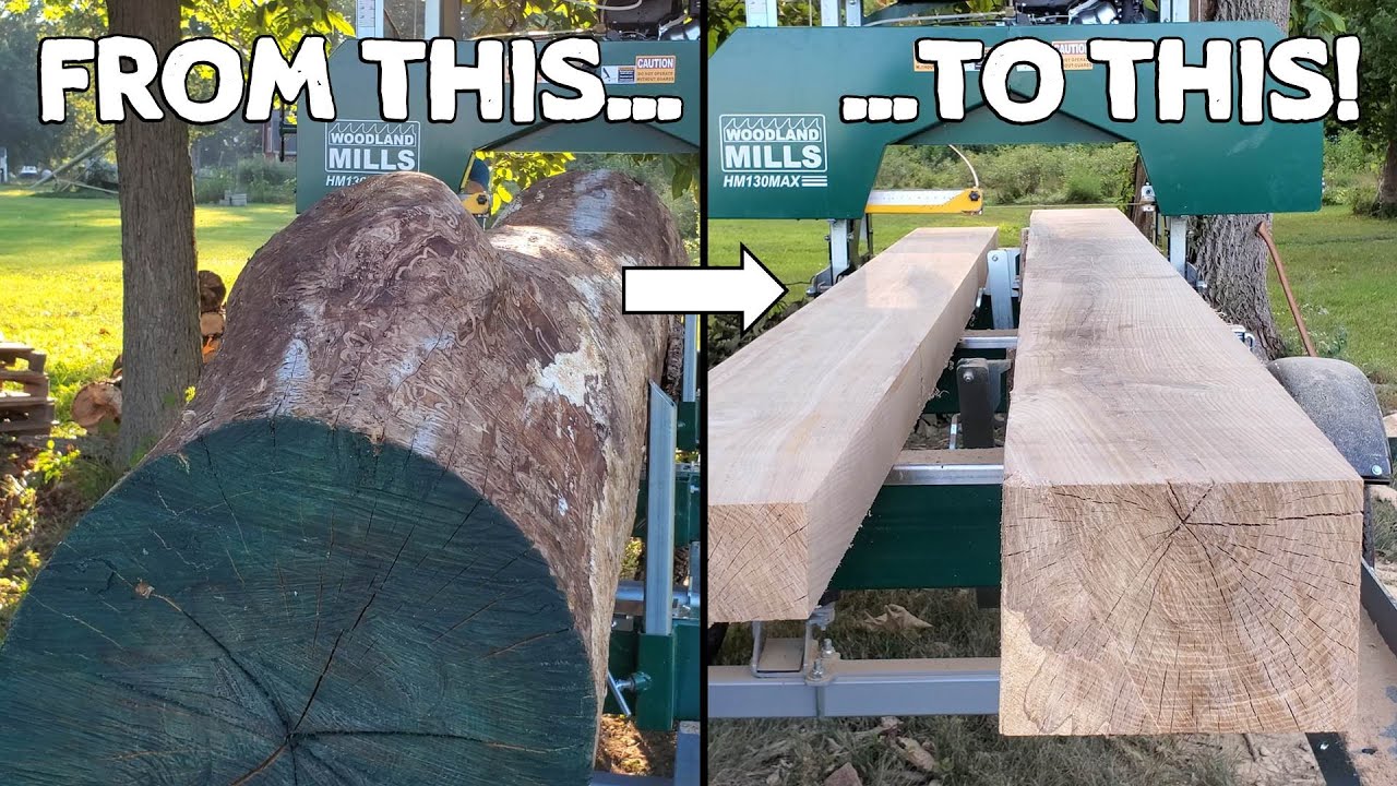 Milling Boards from an Old Ash Tree