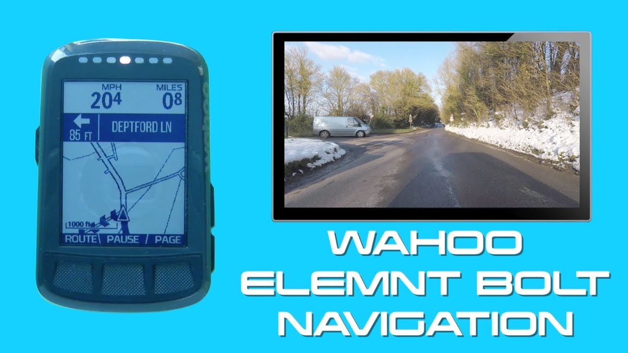 Wahoo Elemnt Bolt - Navigation