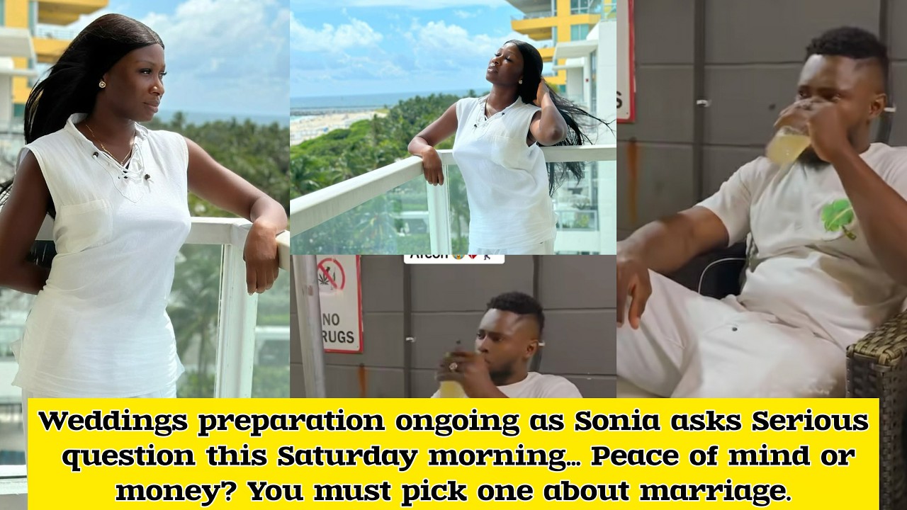 Weddings preparation as Sonia asks Serious question this Saturday morning… Peace of mind or money?