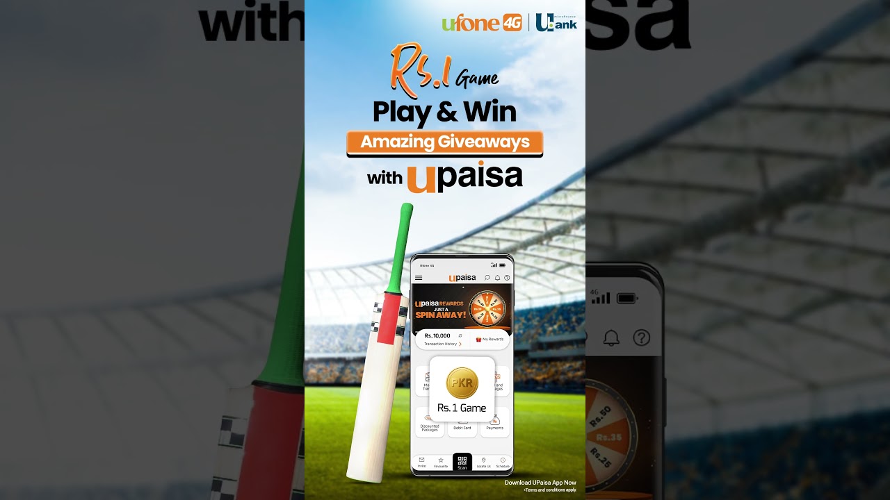UPaisa | Rs.1 Game amazing rewards