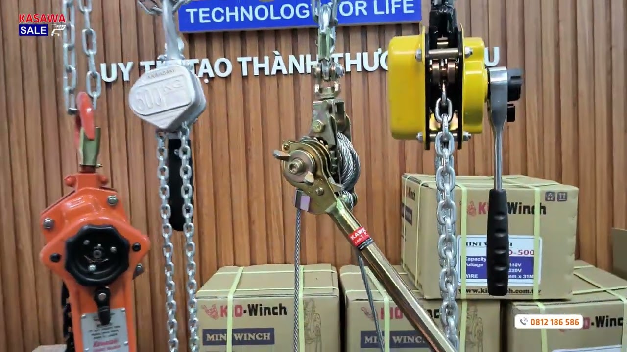 Lắc tay cáp giá rẻ, pa lăng lắc tay 500kg, 1 tấn, 2 tấn, 3 tấn, 5 tấn, 9 tấn chất lượng