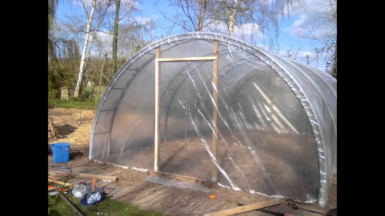 Permaculture - Construction d'une serre de 26 m2 pour 250€